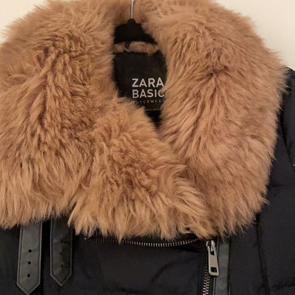 Zara Fur Collar Puffer Coat​​​​​​​​​​ - Picture 2 of 4